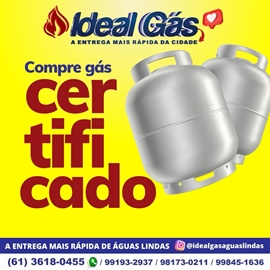 Ideal Gas a entrega mais rapida de aguas lindas