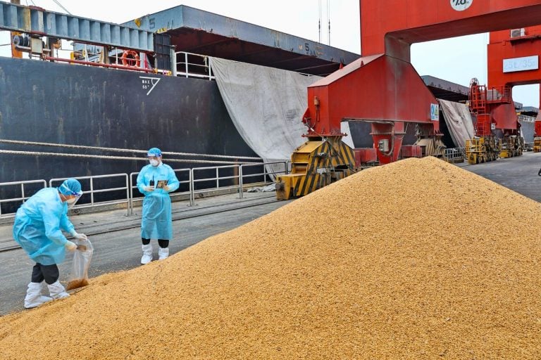 ​China bloqueou a importação de 69 mil toneladas de soja brasileira
